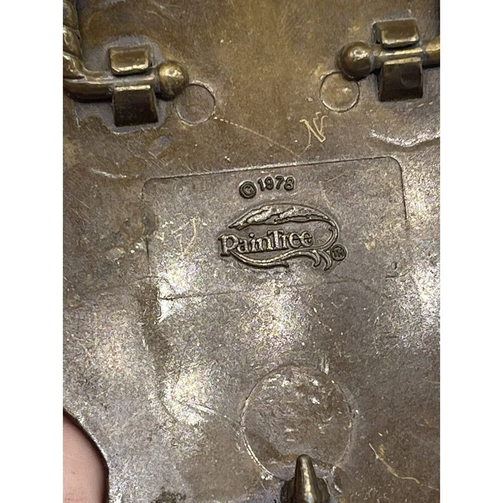 1978 Raintree Budweiser Cowboy Gold Lasso Belt Buckle